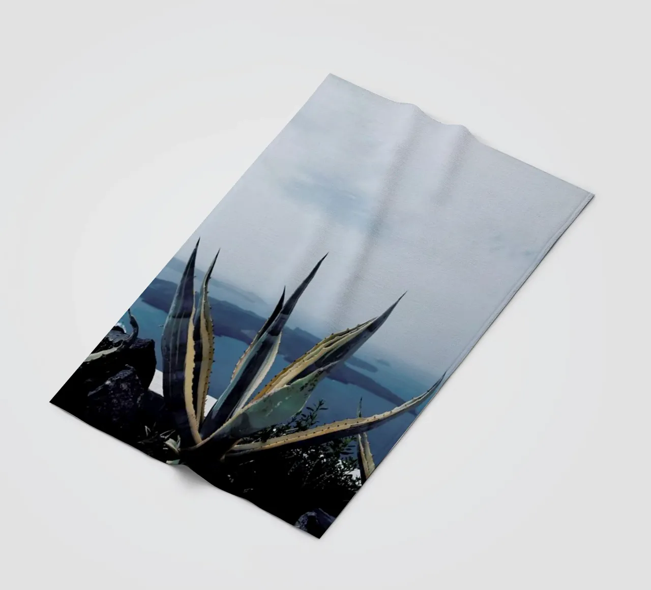 Santorini coperta in pile da Sebastian Hilgetag