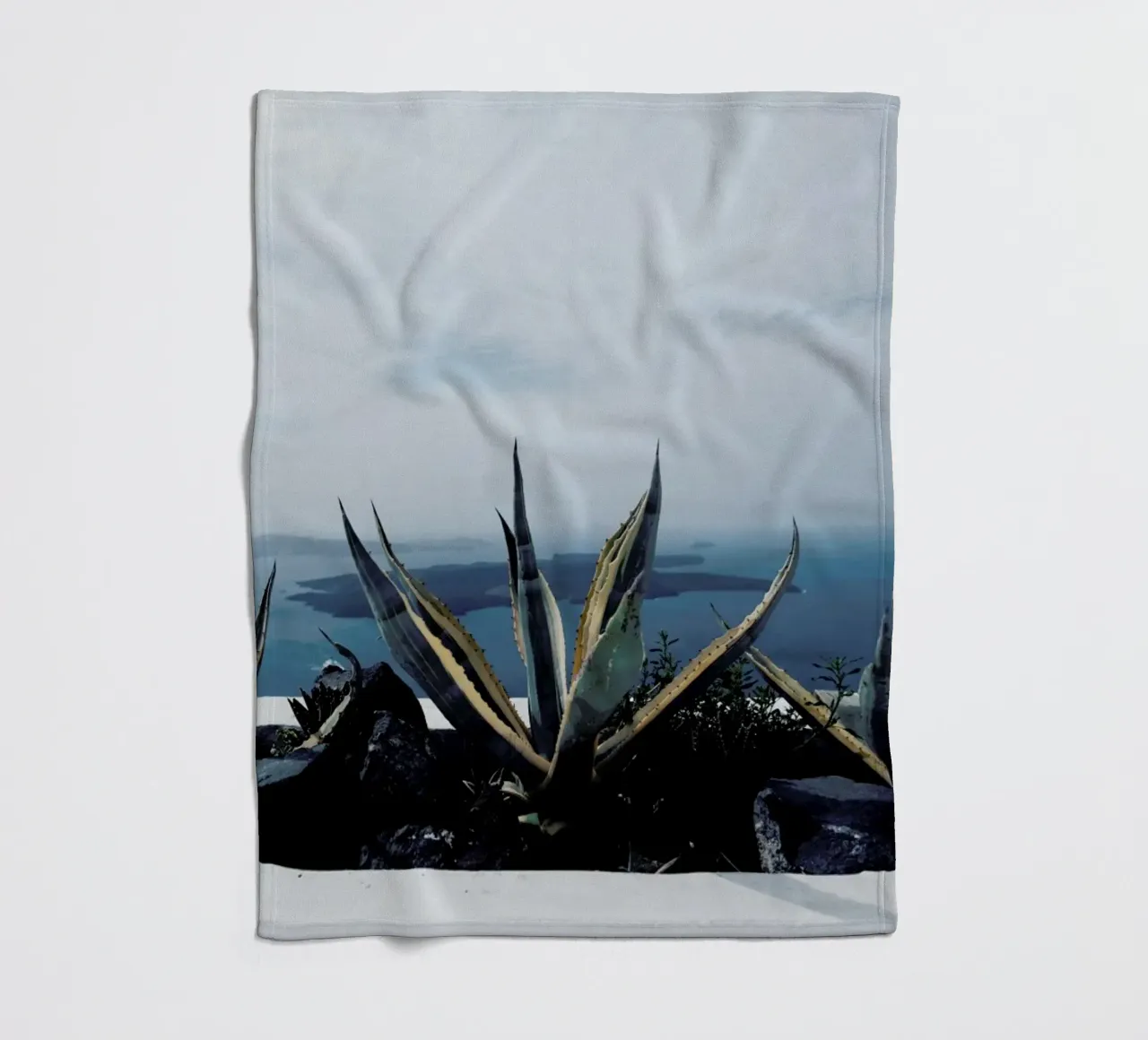 Santorini coperta in pile da Sebastian Hilgetag