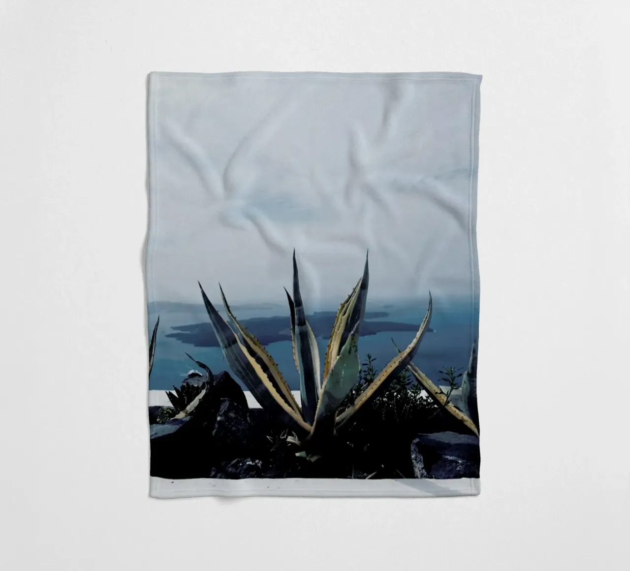 Santorini coperta in pile da Sebastian Hilgetag