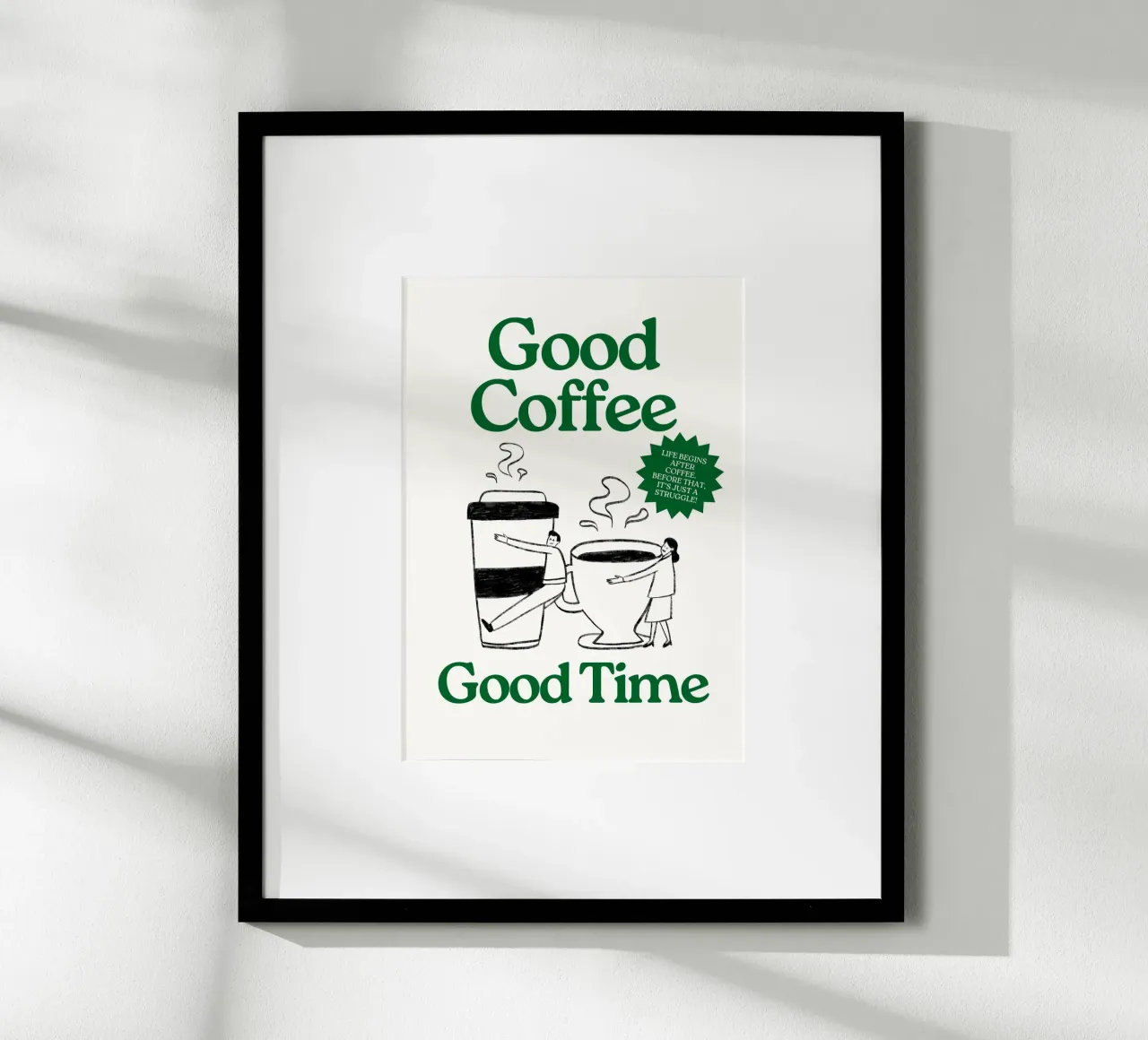 Good Coffee - Good Time carta hahnemühle da DigiWunderwerk