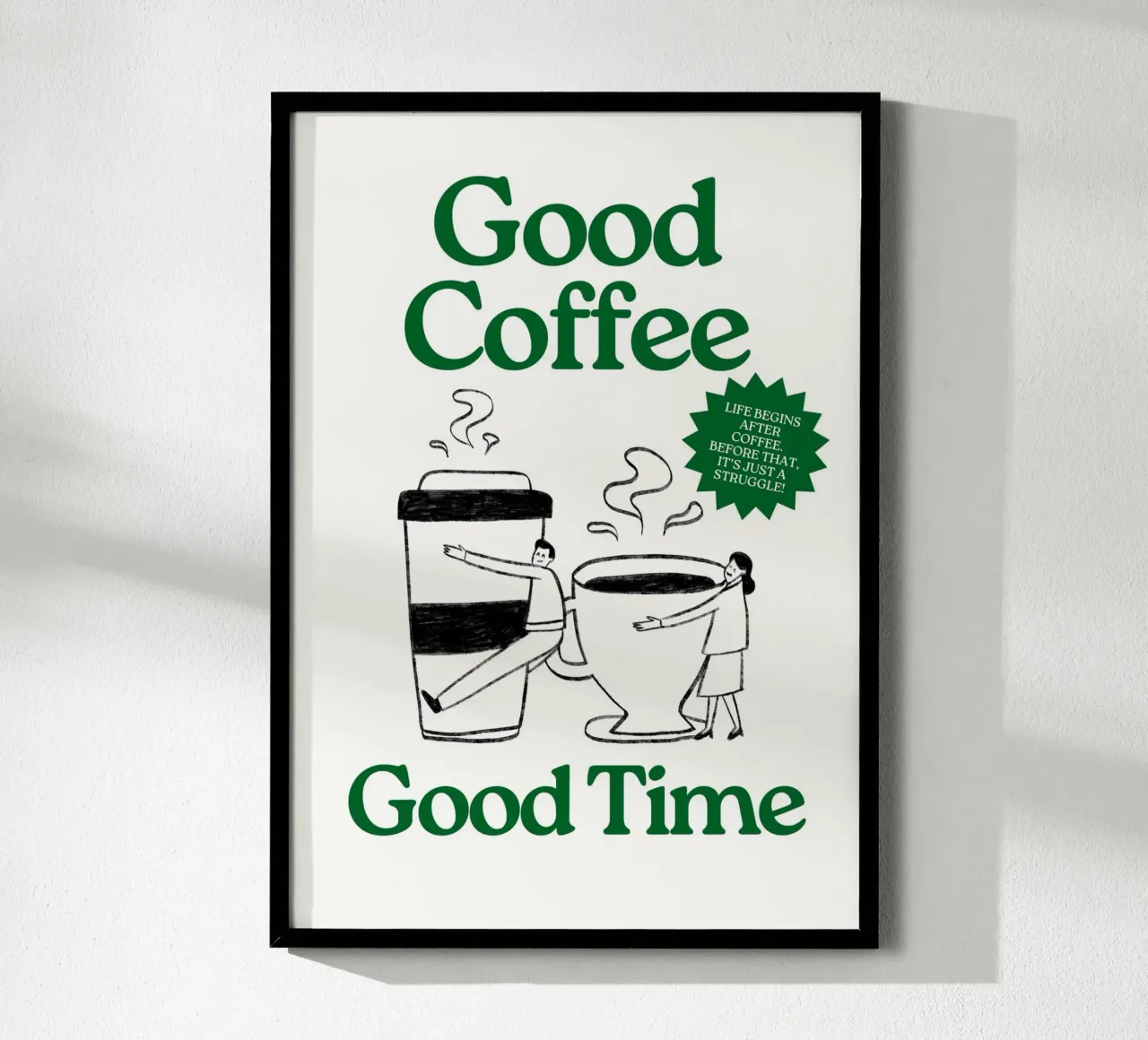 Good Coffee - Good Time carta hahnemühle da DigiWunderwerk