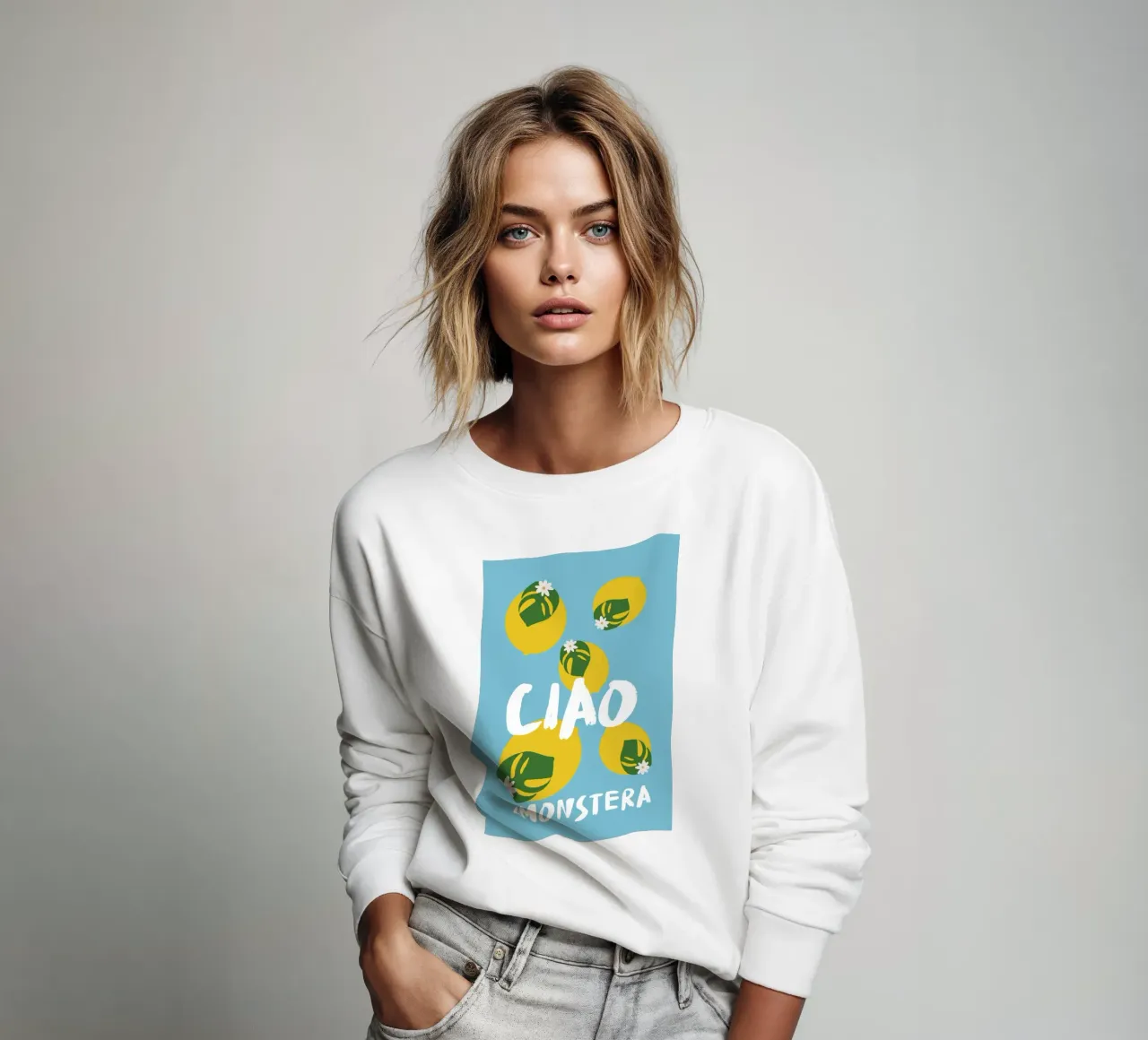 Ciao Limonstera felpa da pierosvisuals