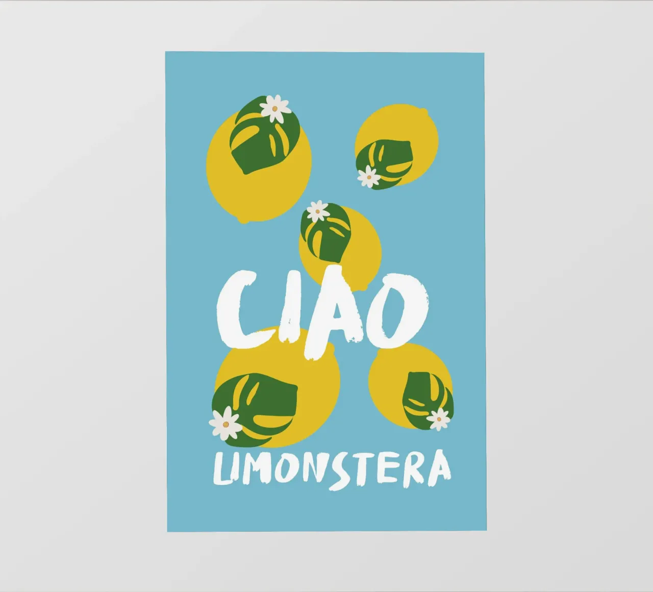 Ciao Limonstera telo in pvc da pierosvisuals