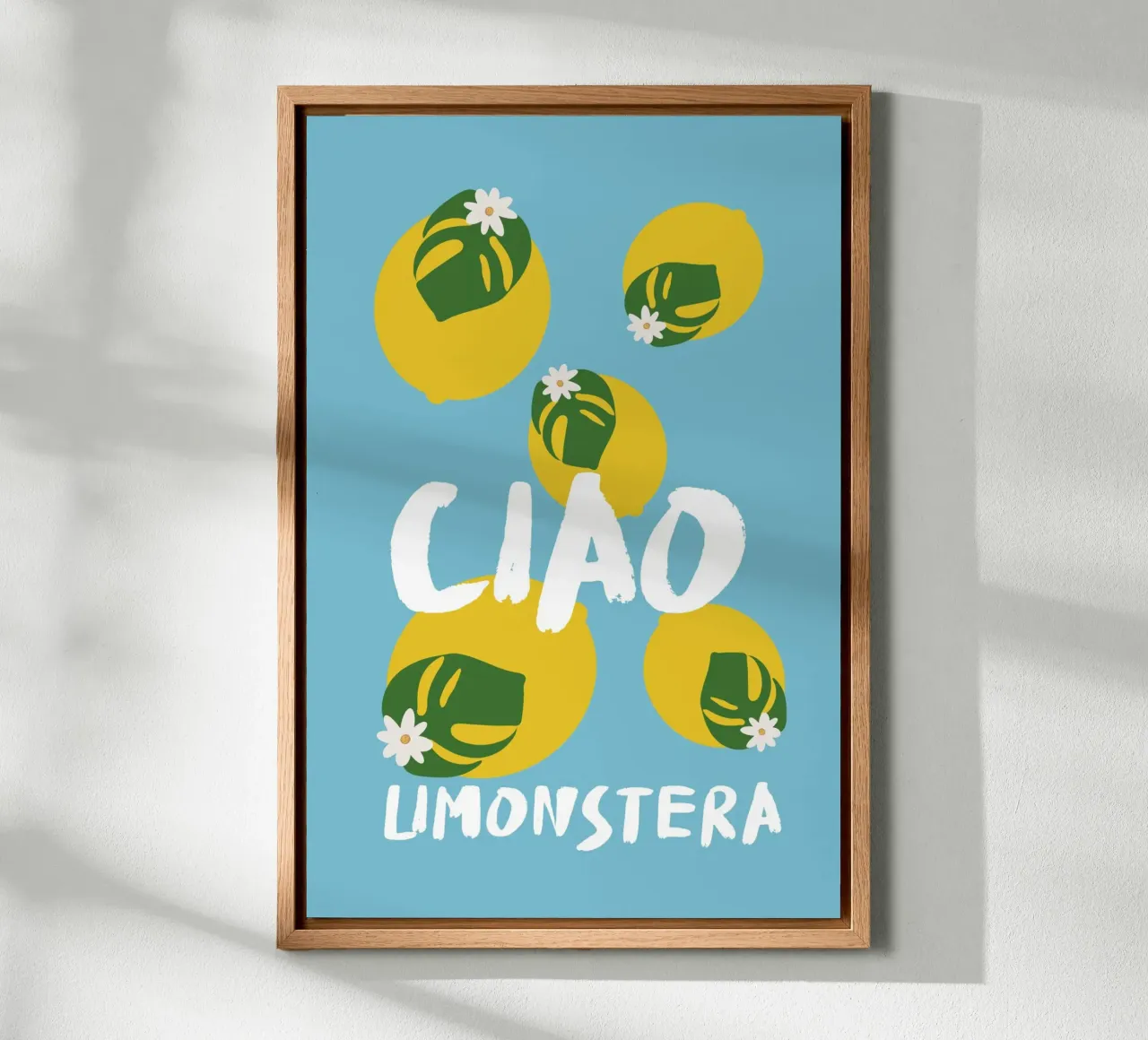 Ciao Limonstera alluminio dibond da pierosvisuals