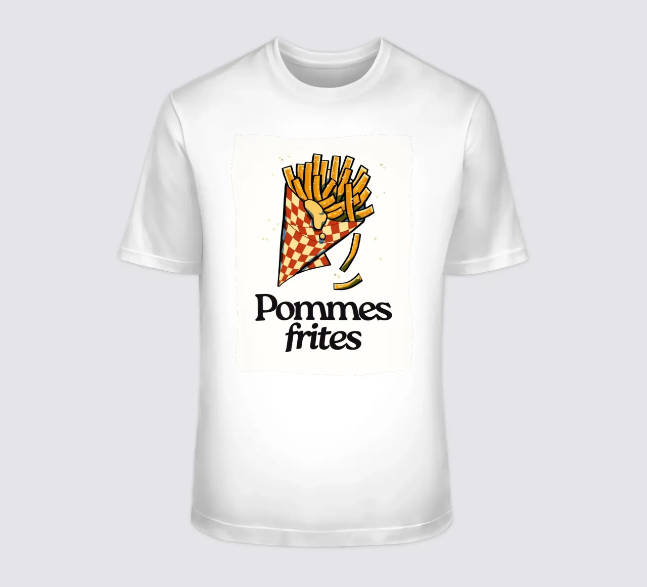 Pommes Frites t-shirt da DigiWunderwerk