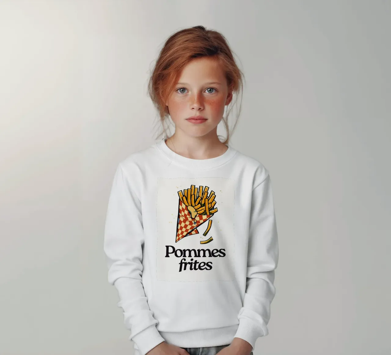 Pommes Frites felpa bambino da DigiWunderwerk
