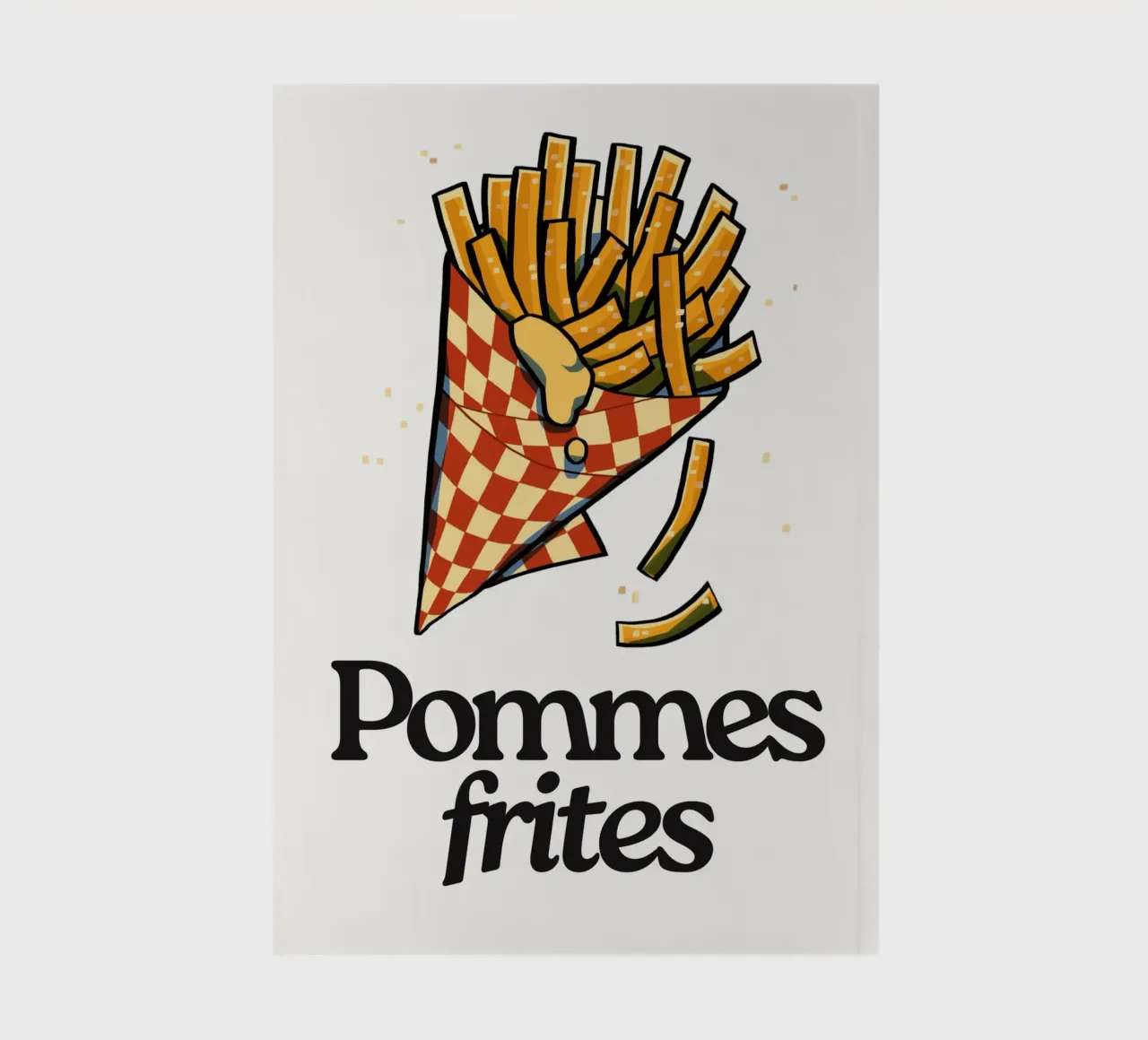 Pommes Frites notebook by DigiWunderwerk