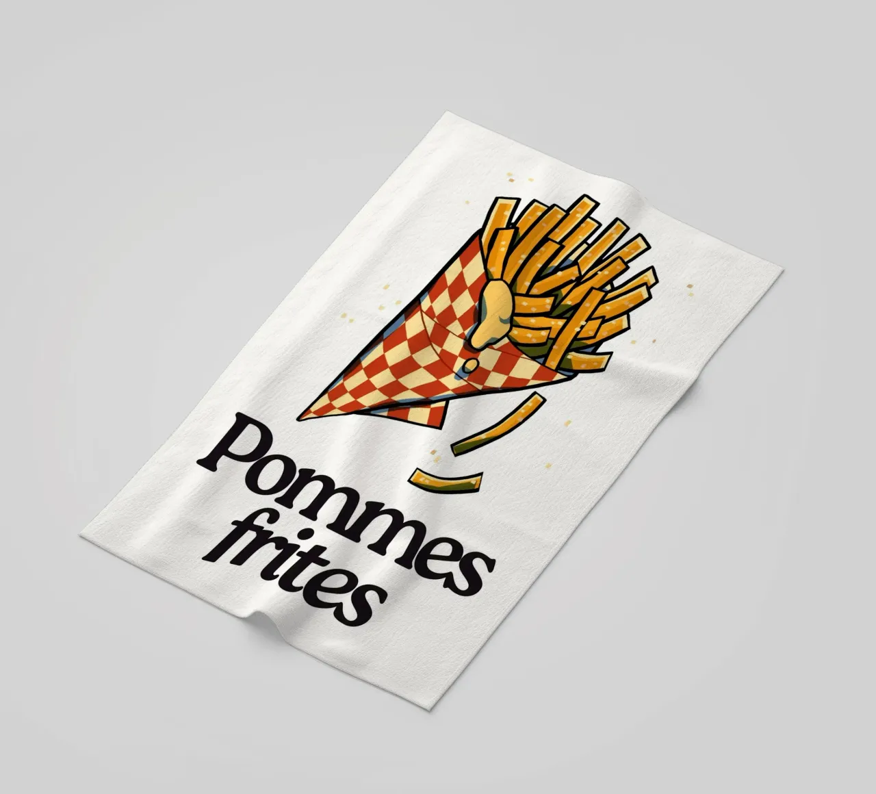 Pommes Frites telo mare da DigiWunderwerk