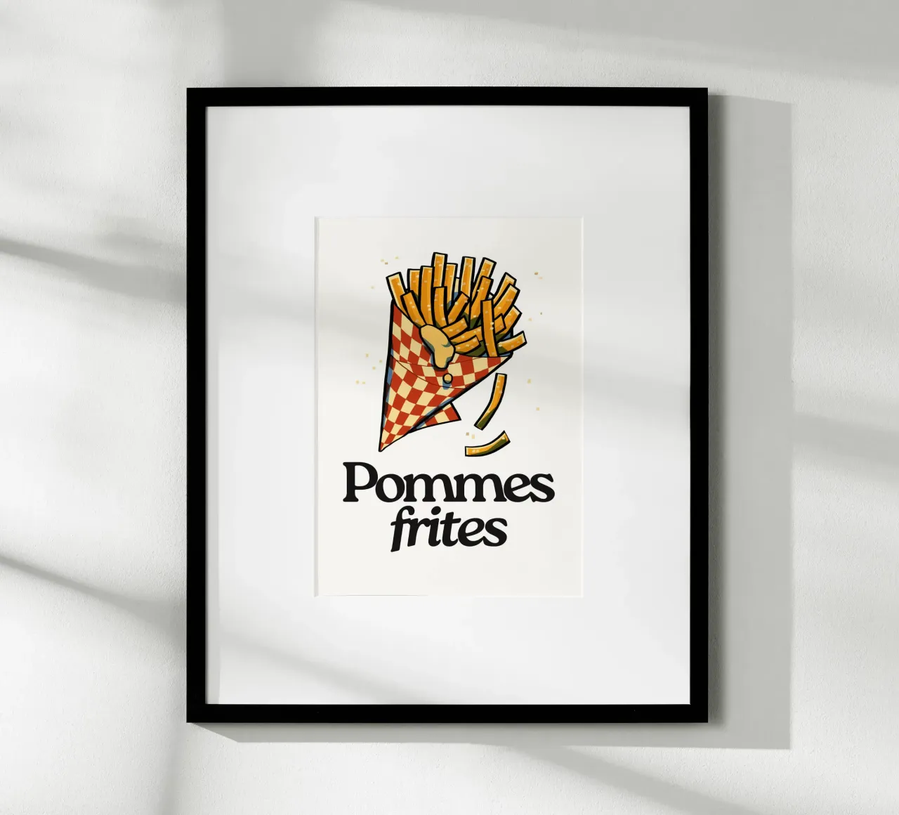 Pommes Frites Poster von DigiWunderwerk