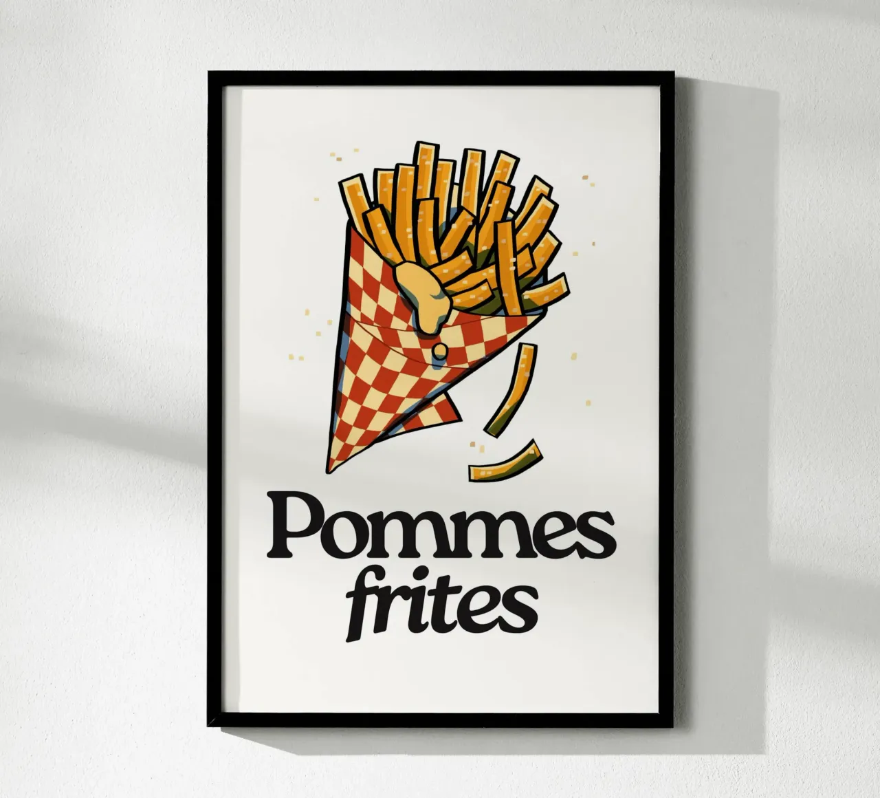 Pommes Frites Poster von DigiWunderwerk
