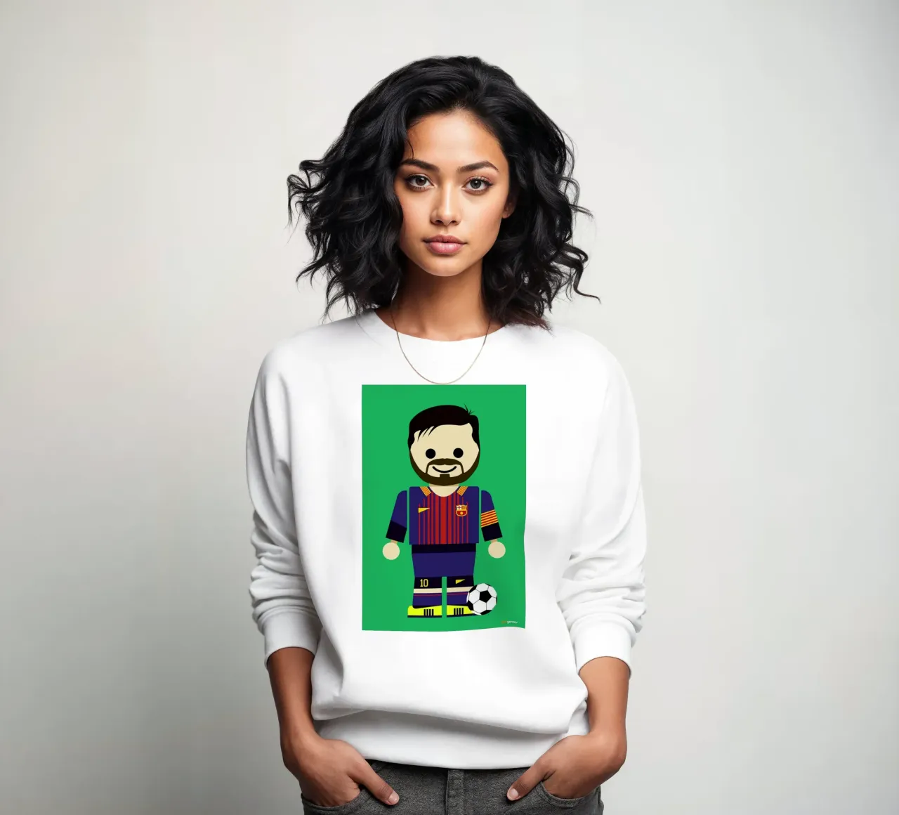 Messi Toy sudadera de Rafa Gomes
