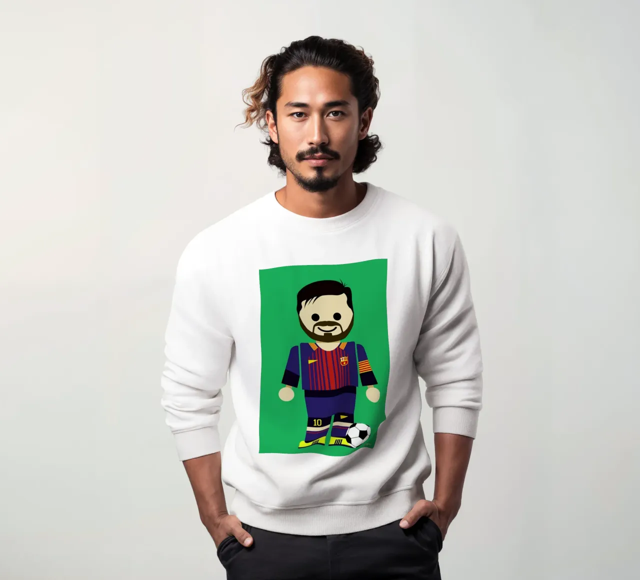 Messi Toy sweatshirt by Rafa Gomes