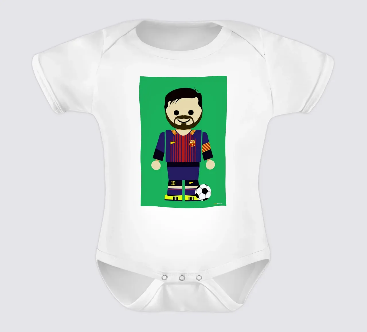 Messi Toy body neonato maniche corte da Rafa Gomes