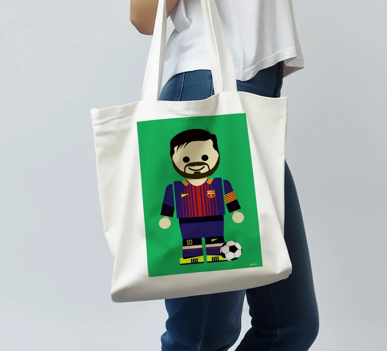 Messi Toy borsa in juta da Rafa Gomes