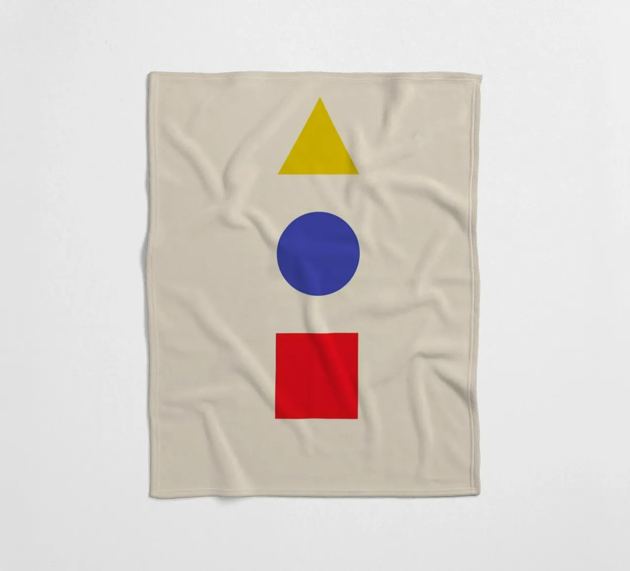 Primary Polygons Fleecedecke von Studio One