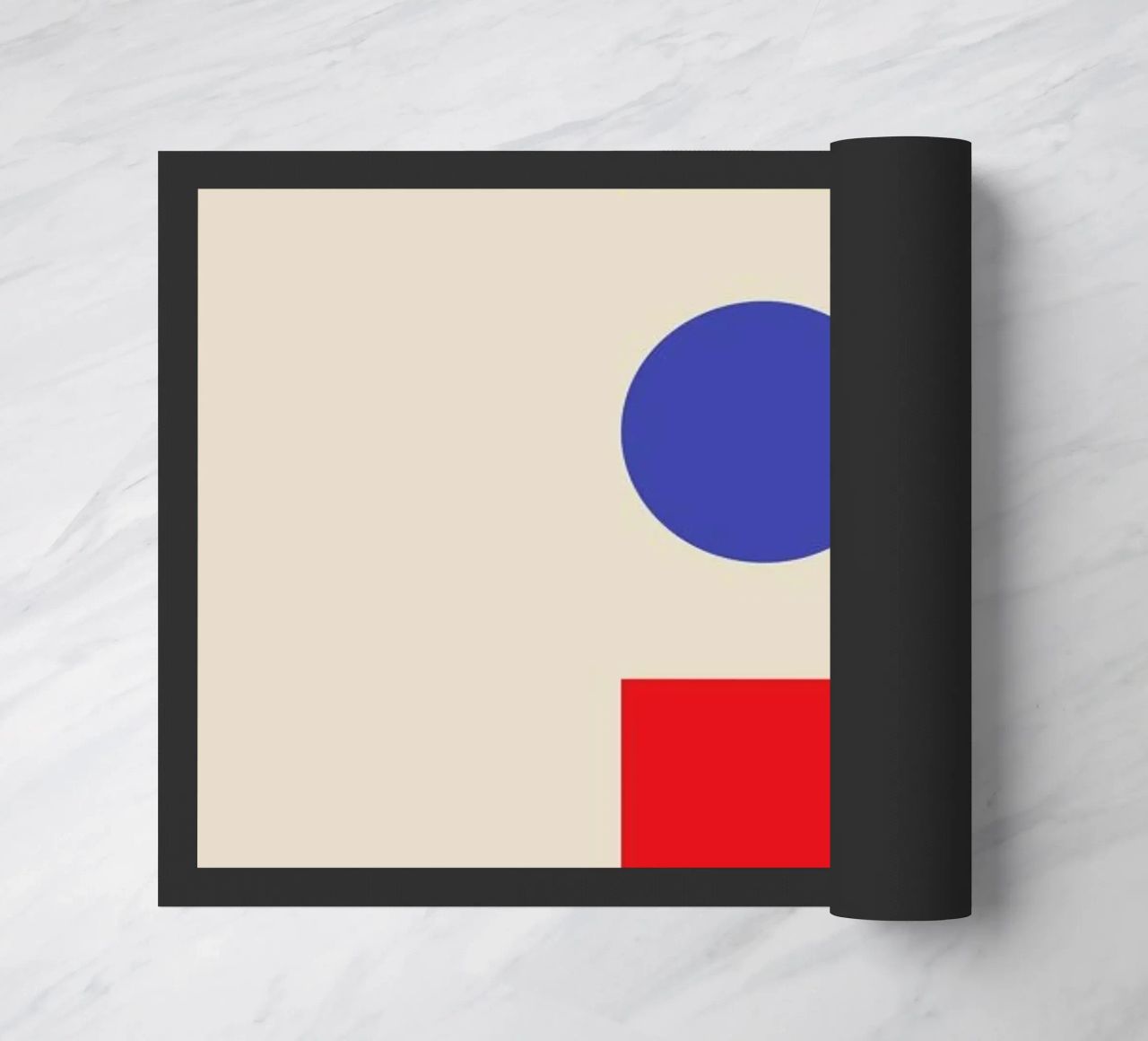 Primary Polygons doormat by Studio One