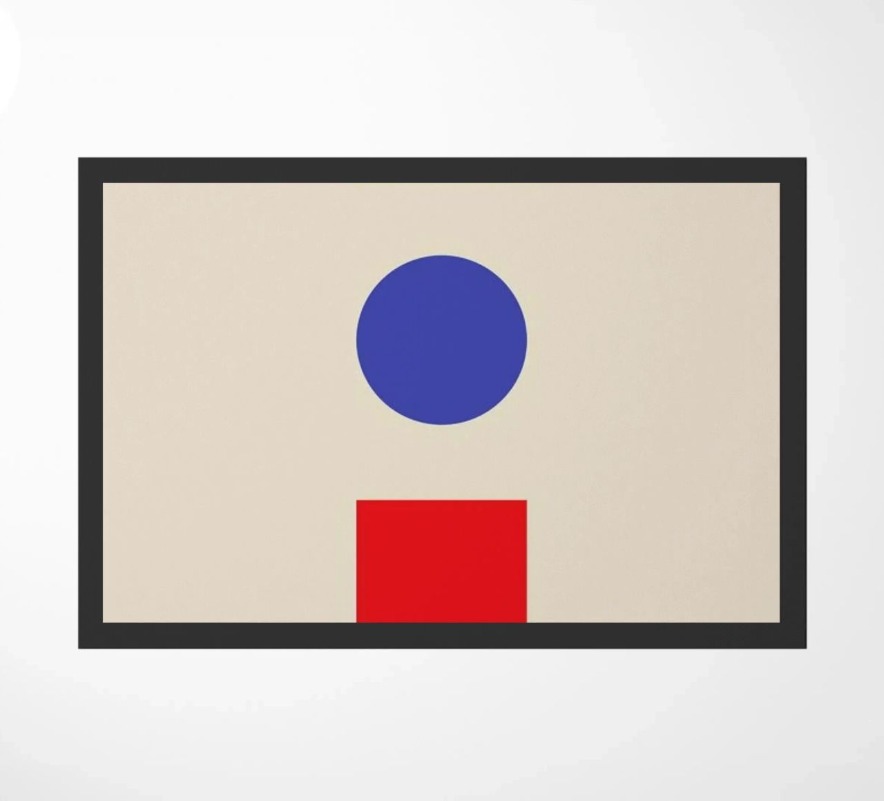 Primary Polygons doormat by Studio One