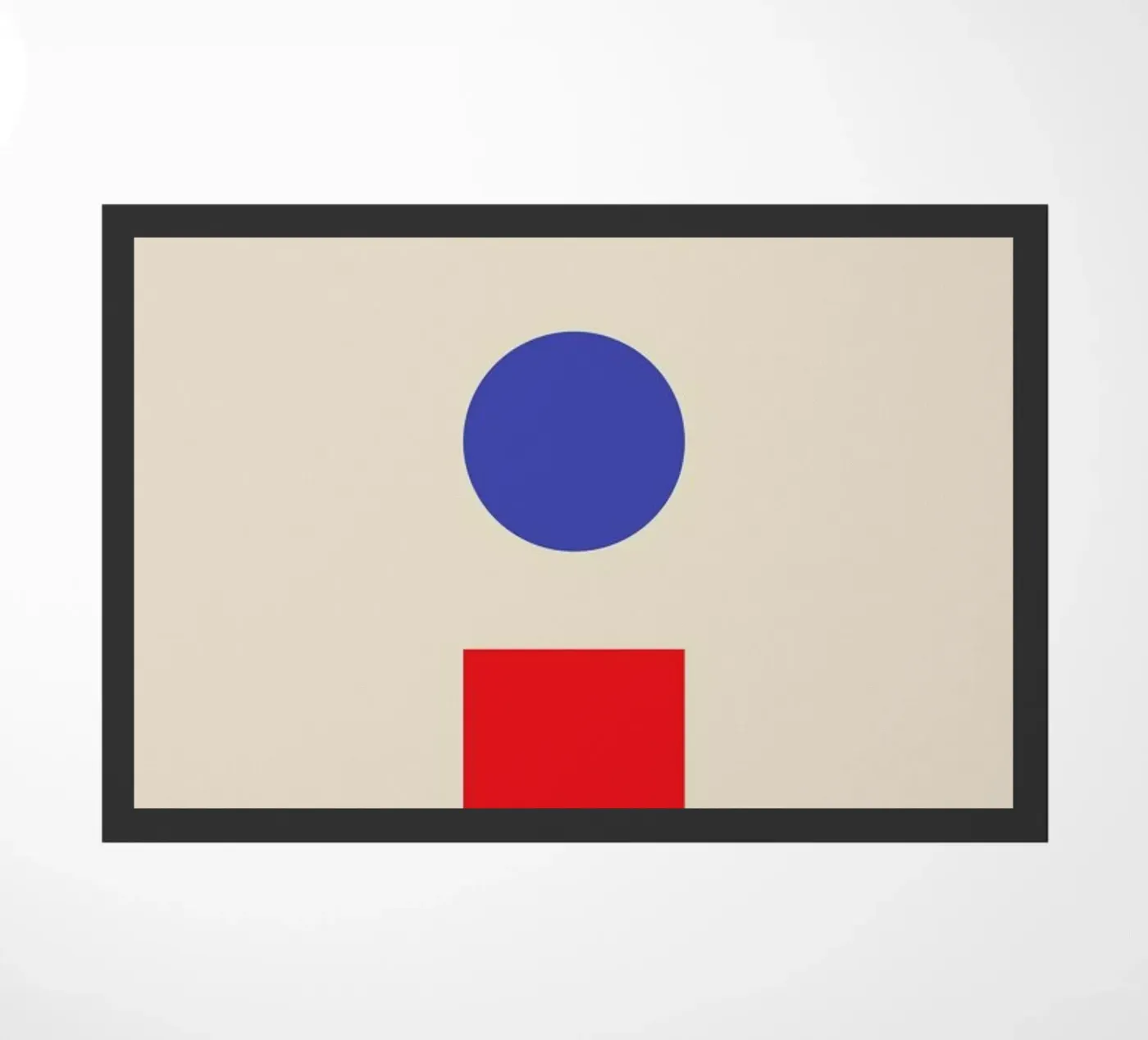 Primary Polygons Fußmatte von Studio One