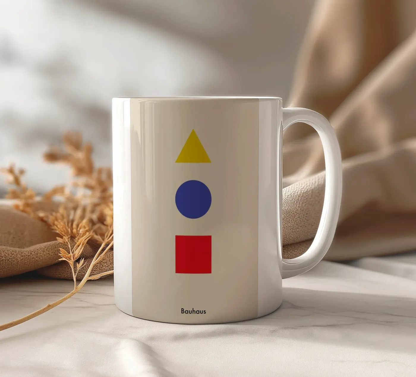 Primary Polygons ceramic mug by Studio One