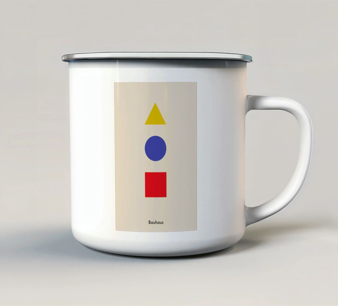 Primary Polygons tazza in smalto da Studio One
