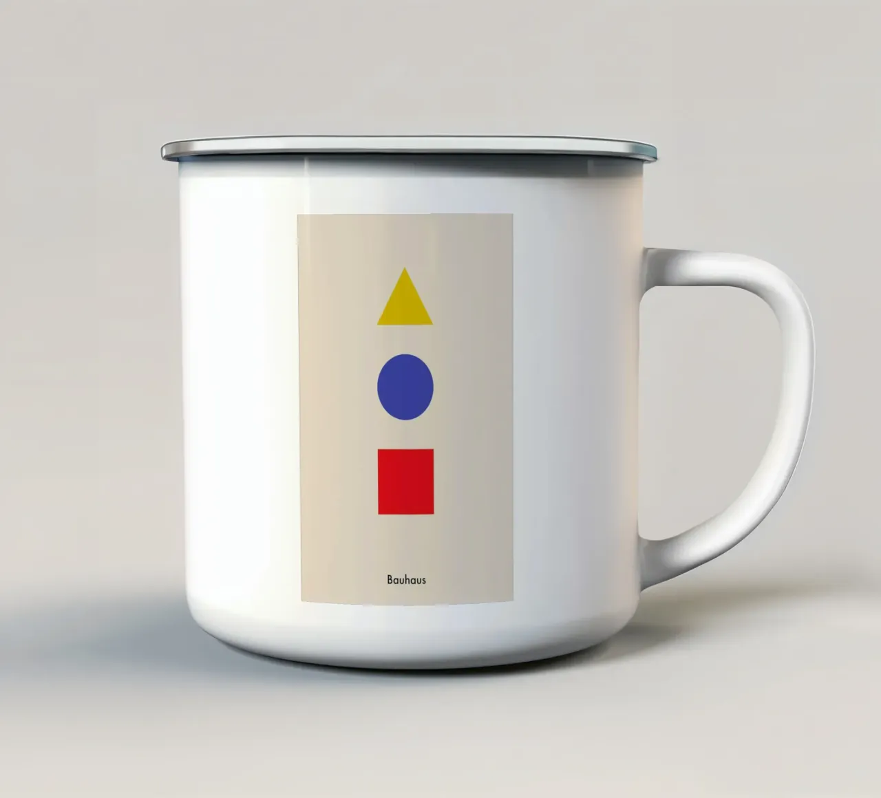 Primary Polygons mug en émail de Studio One