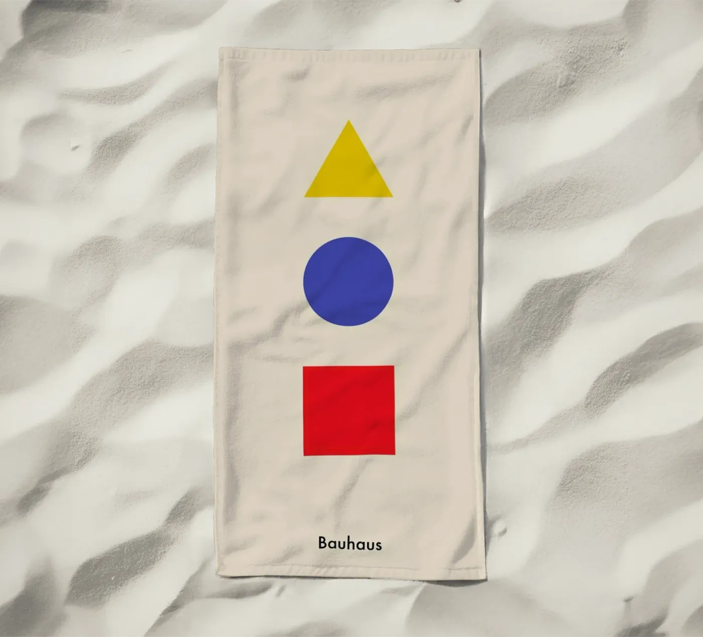 Primary Polygons beach towel by Studio One