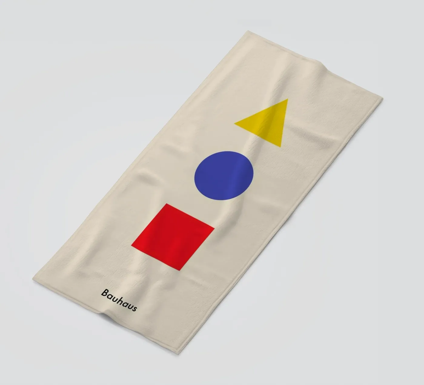 Primary Polygons beach towel by Studio One