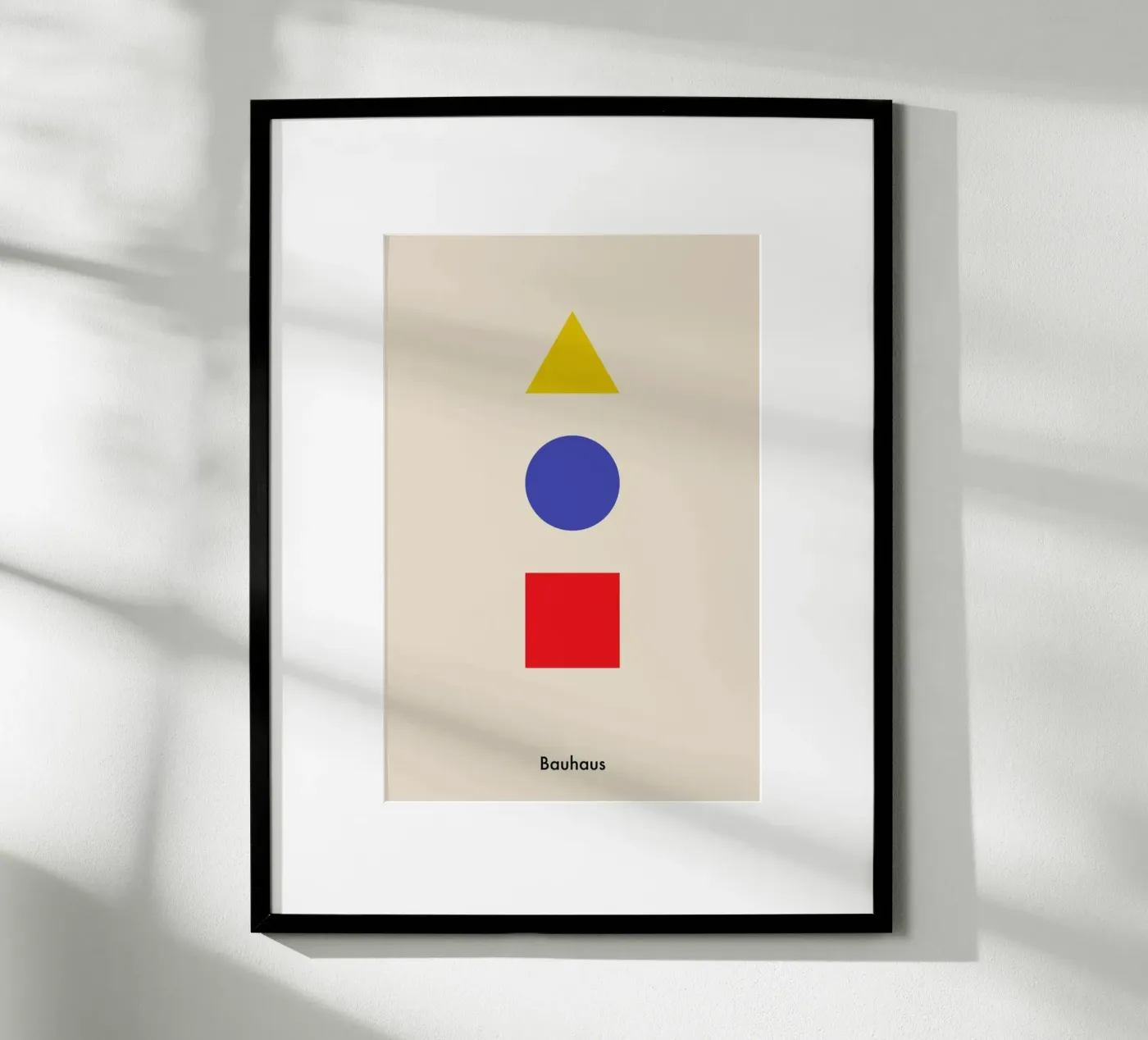 Primary Polygons poster by Studio One