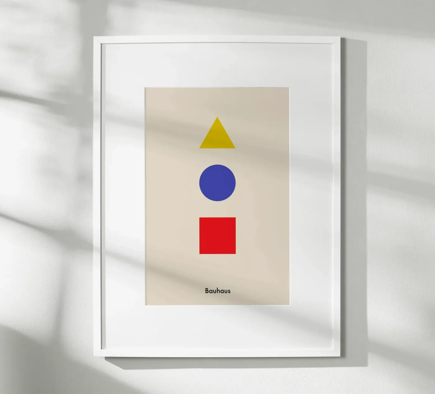 Primary Polygons poster by Studio One