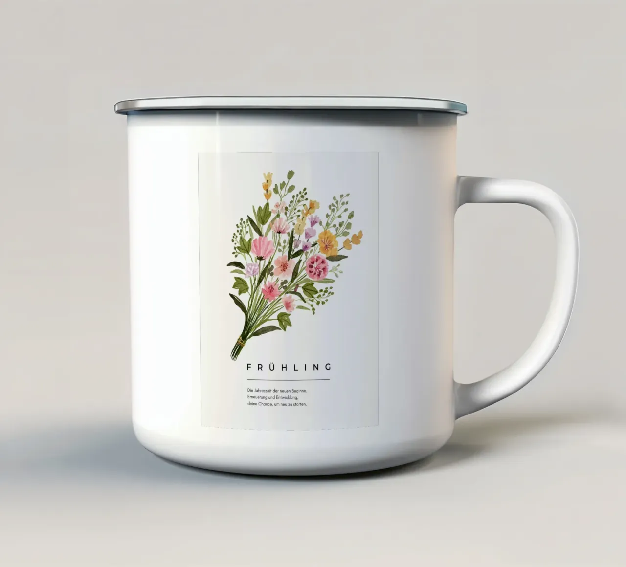 Frühling tazza in smalto da Ambition Wall