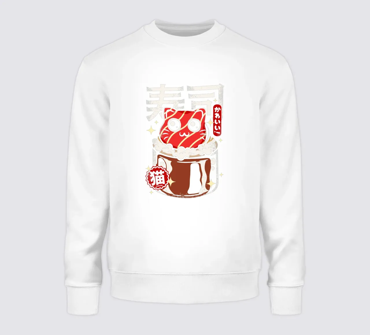 Gatto Neko Sushi felpa da LM2KONE
