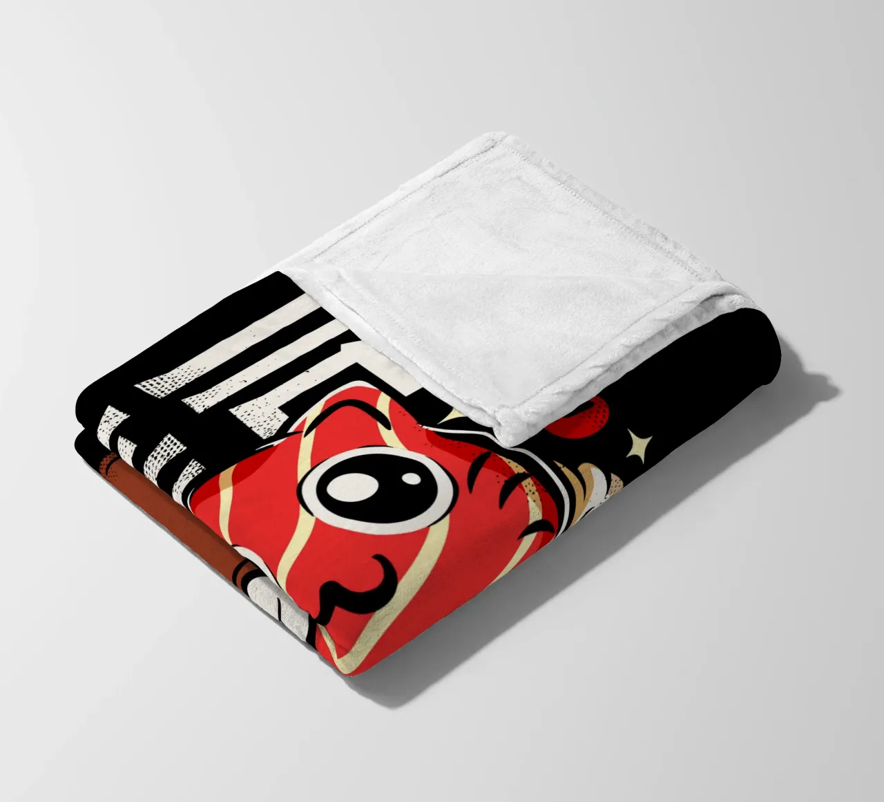 Gatto Neko Sushi coperta in pile da LM2KONE