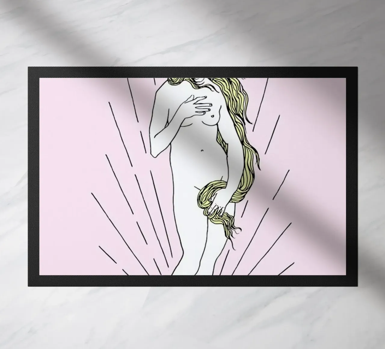 Venus doormat by Róbert Farkas