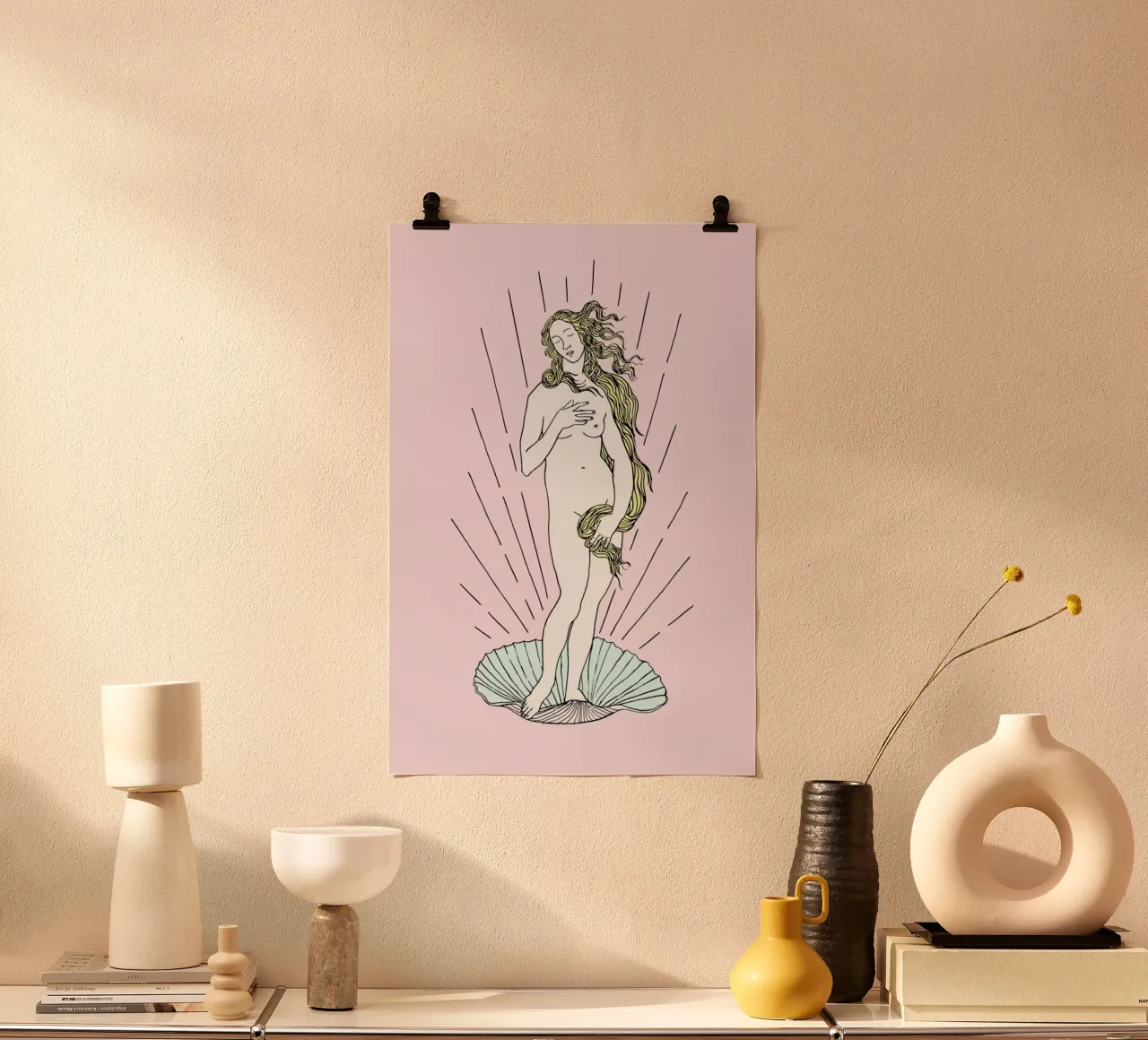 Venus poster con telaio in legno da Róbert Farkas