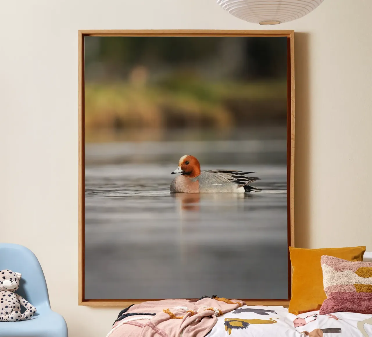 Smient canvas met Baklijst van Tom's Wildlife