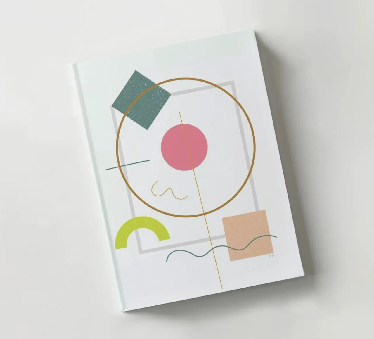 Abstract Flower notebook by Linda Gobeta