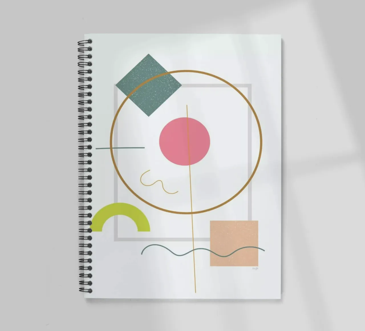 Abstract Flower Ringbuch von Linda Gobeta