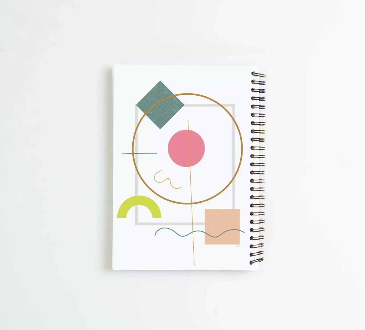 Abstract Flower Ringbuch von Linda Gobeta