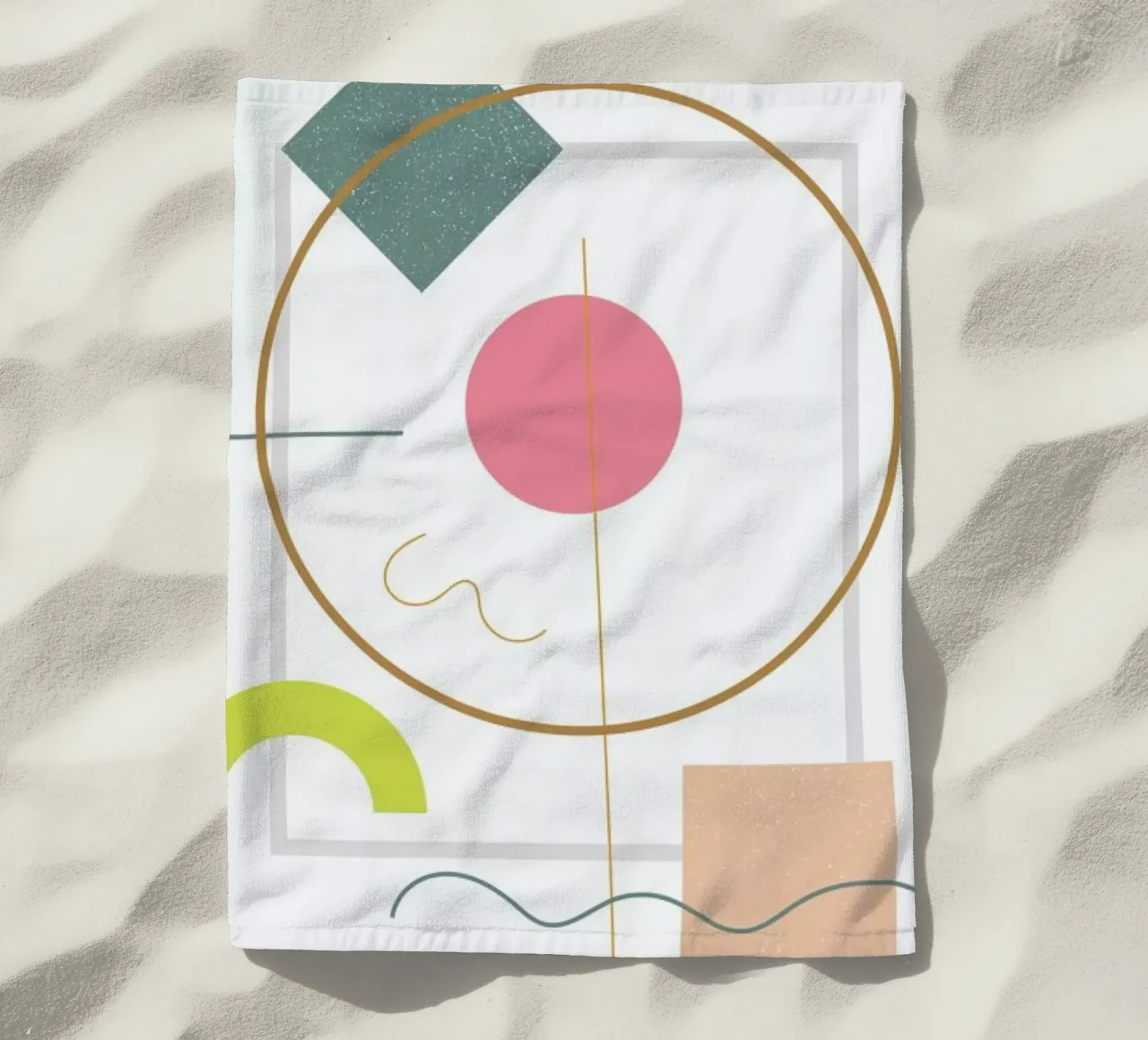 Abstract Flower telo mare da Linda Gobeta