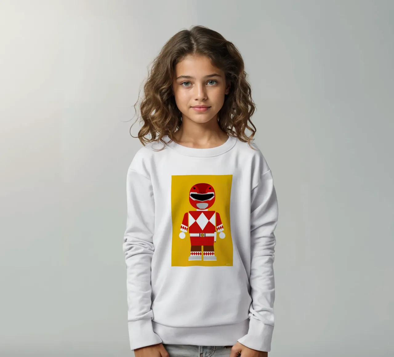 Power Ranger Toy Red felpa bambino da Rafa Gomes