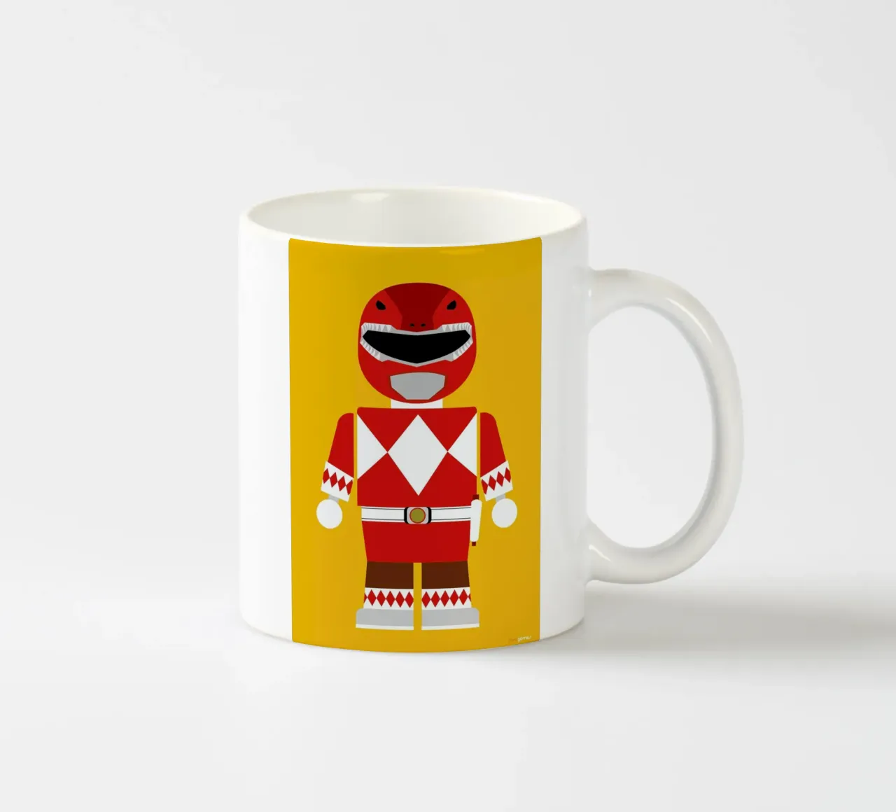 Power Ranger Toy Red tazza in ceramica da Rafa Gomes