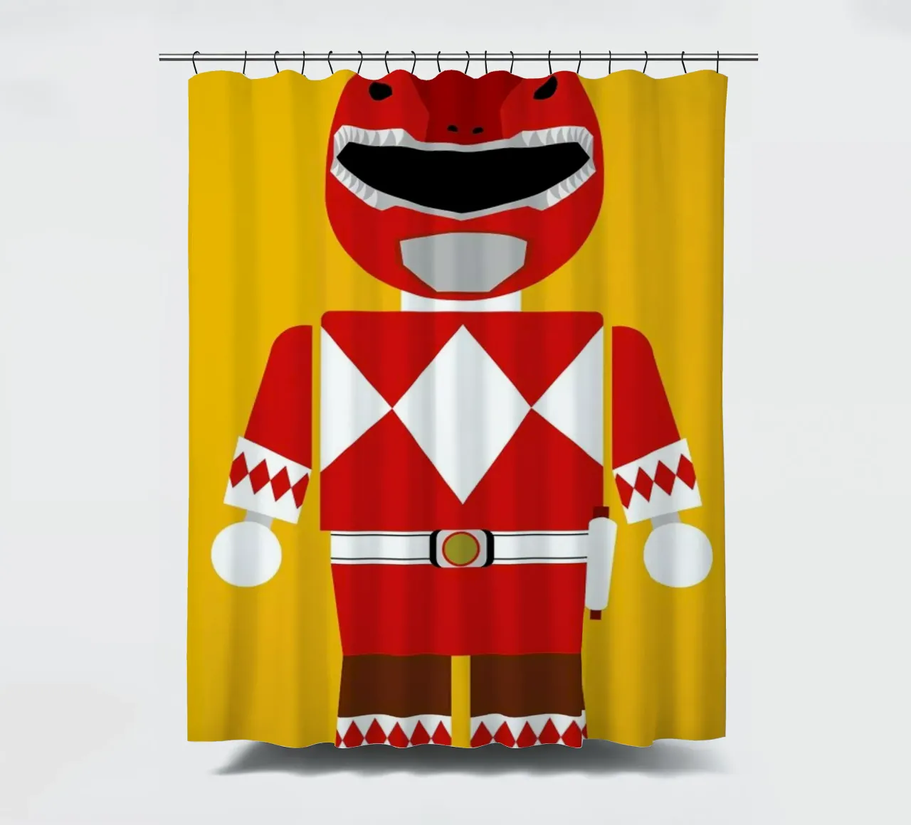 Power Ranger Toy Red tenda da doccia da Rafa Gomes