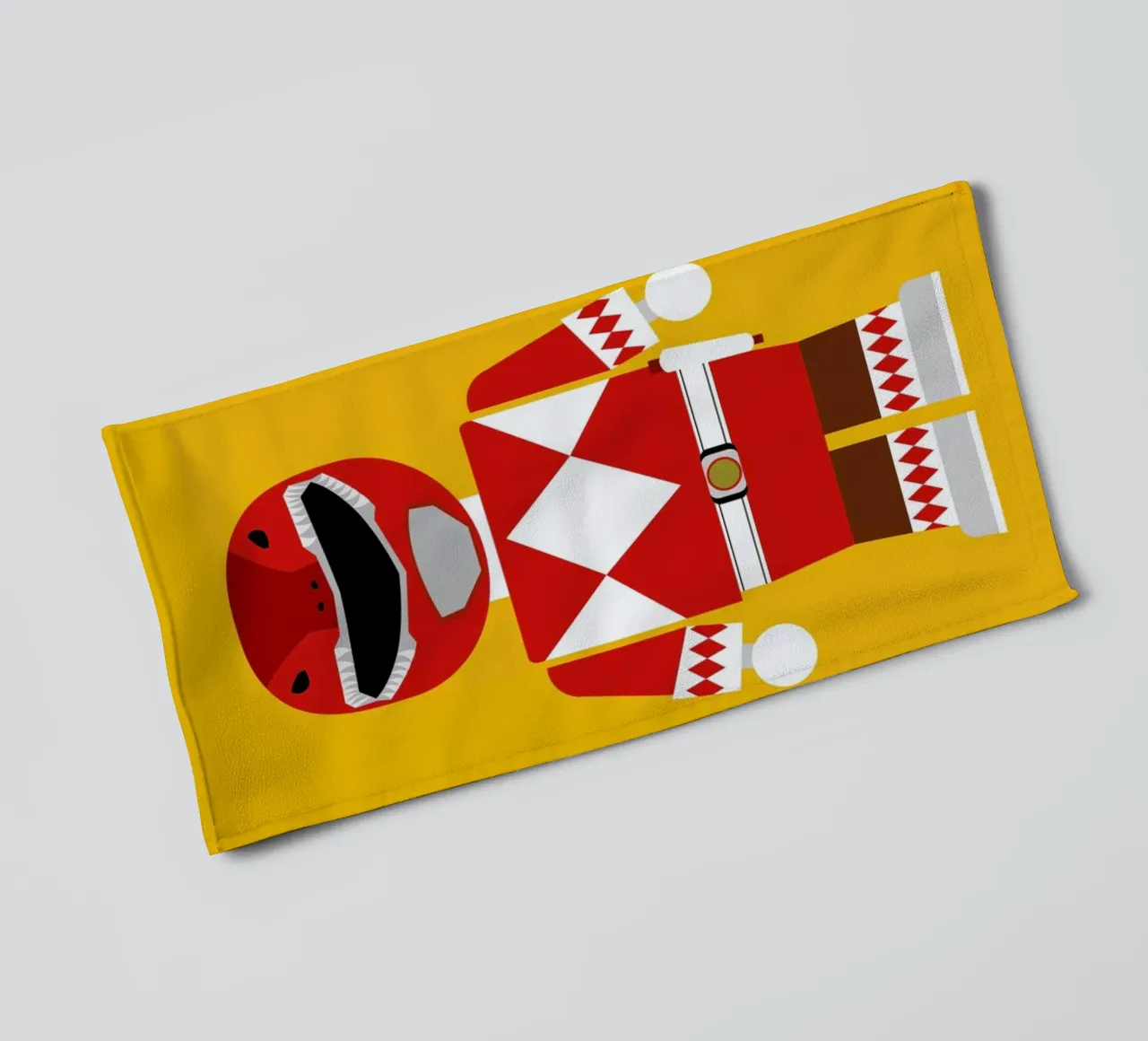 Power Ranger Toy Red asciugamano da bagno da Rafa Gomes