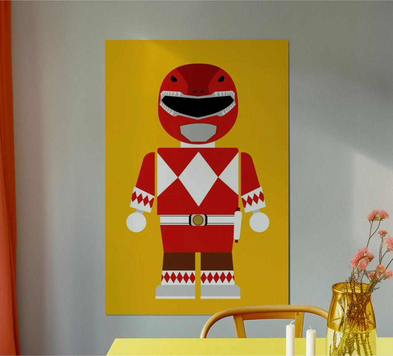 Power Ranger Toy Red poster de Rafa Gomes