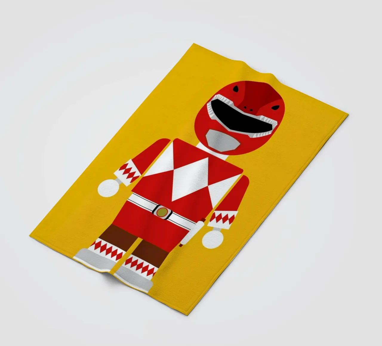 Power Ranger Toy Red coperta in pile da Rafa Gomes