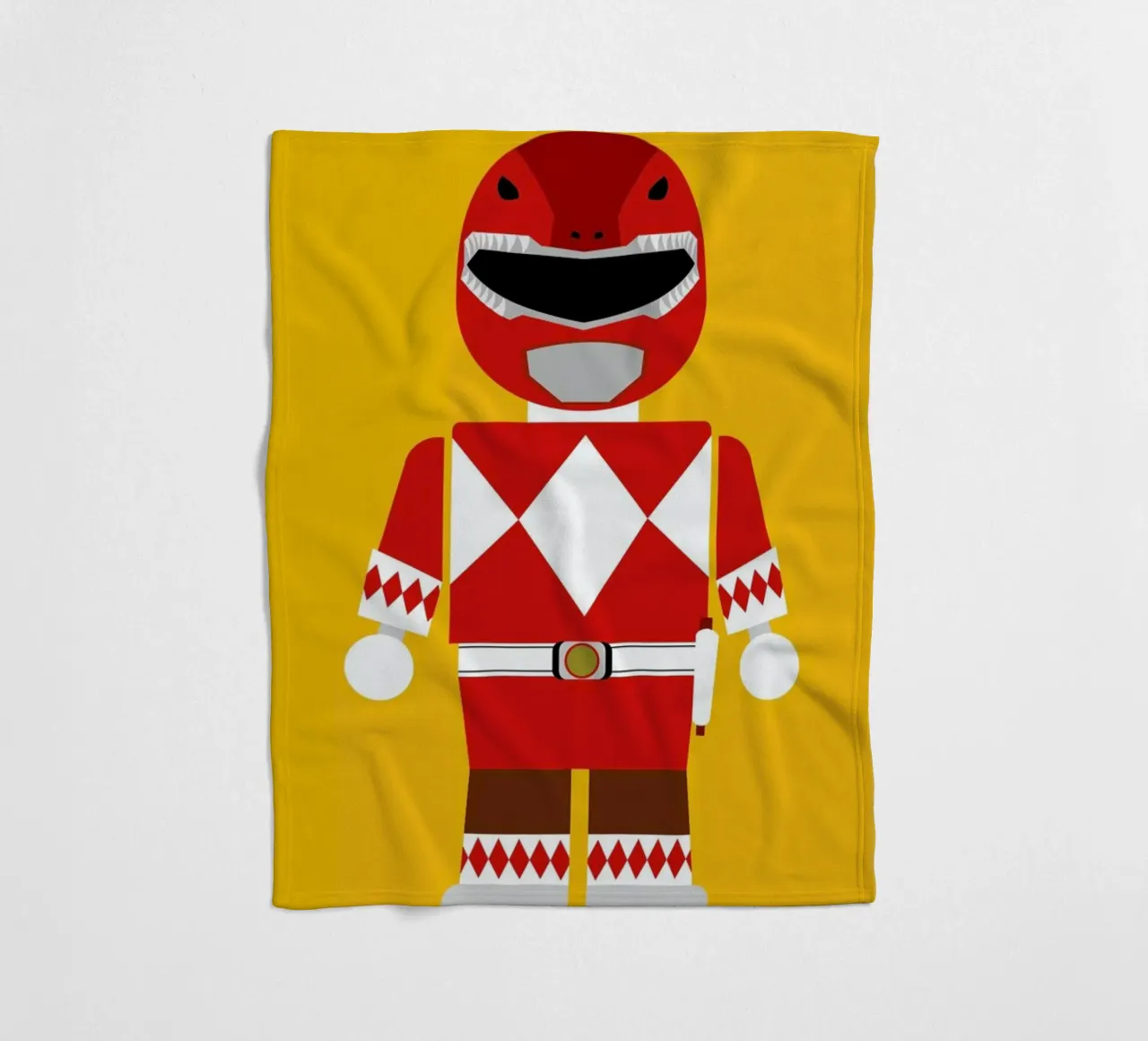 Power Ranger Toy Red coperta in pile da Rafa Gomes