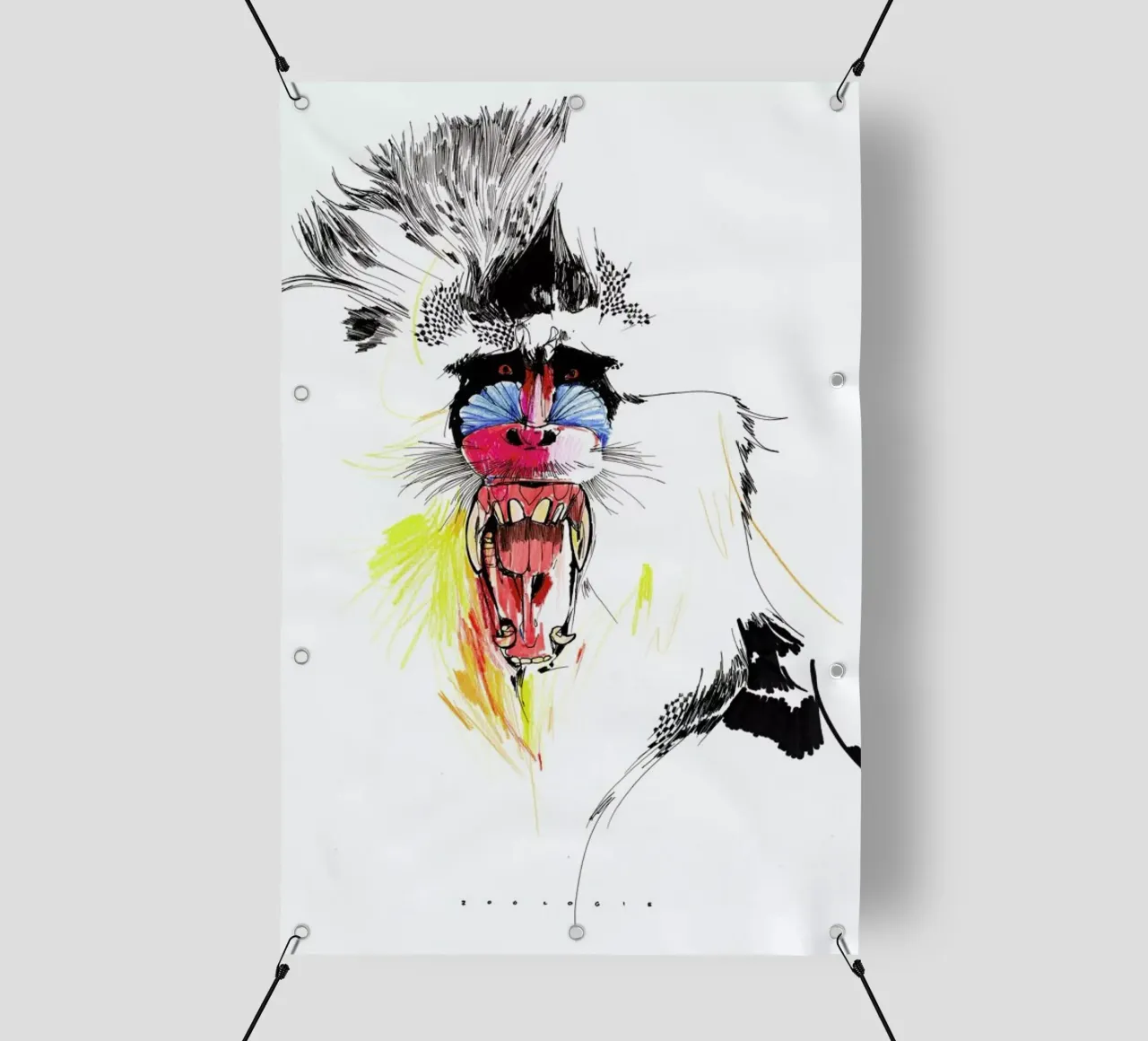 Baboon telo in pvc da Mala Alani