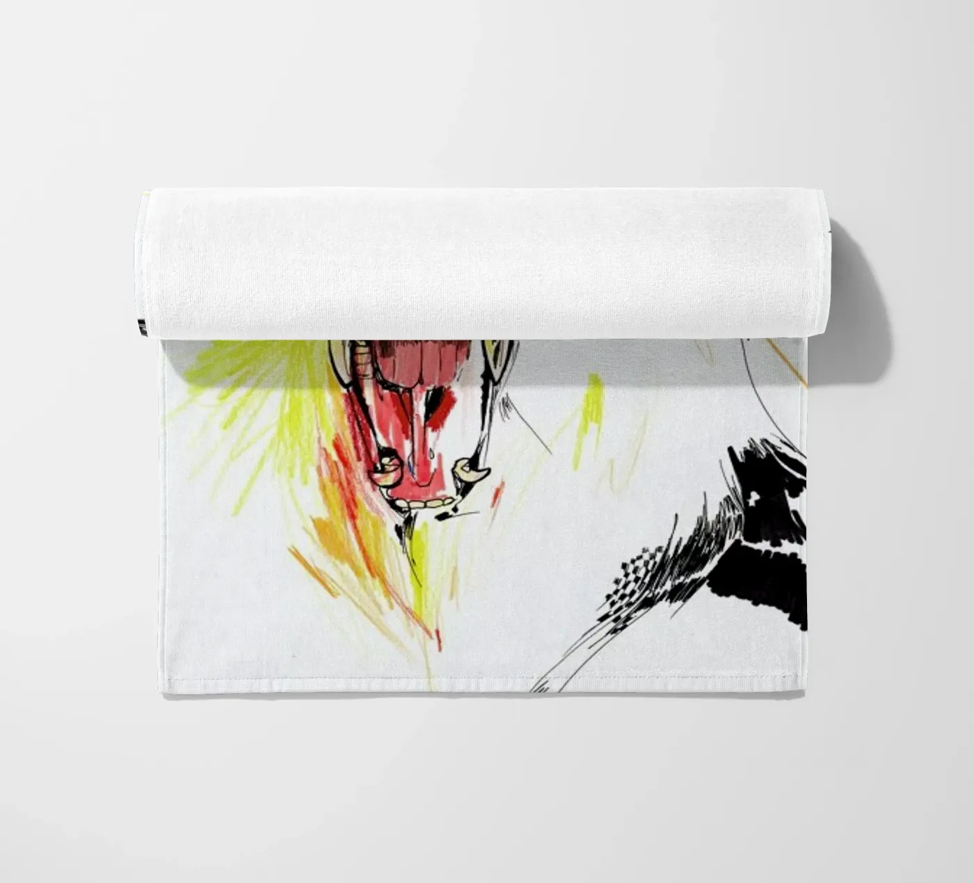 Baboon strandhanddoek van Mala Alani