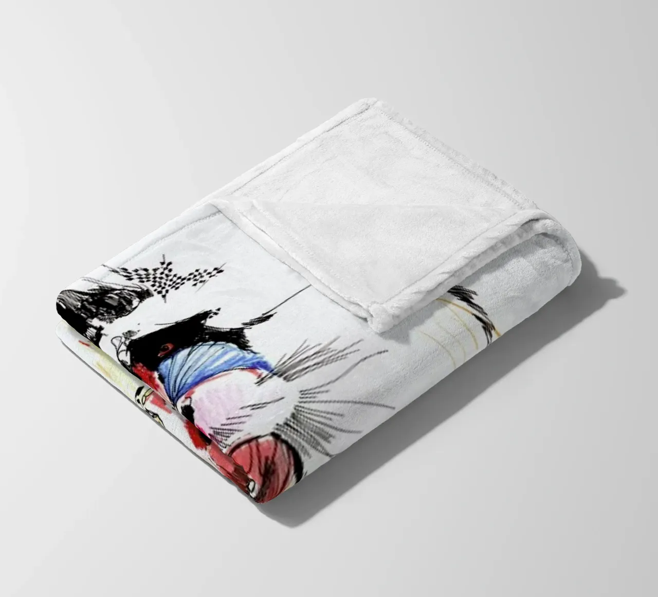 Baboon fleecedeken van Mala Alani