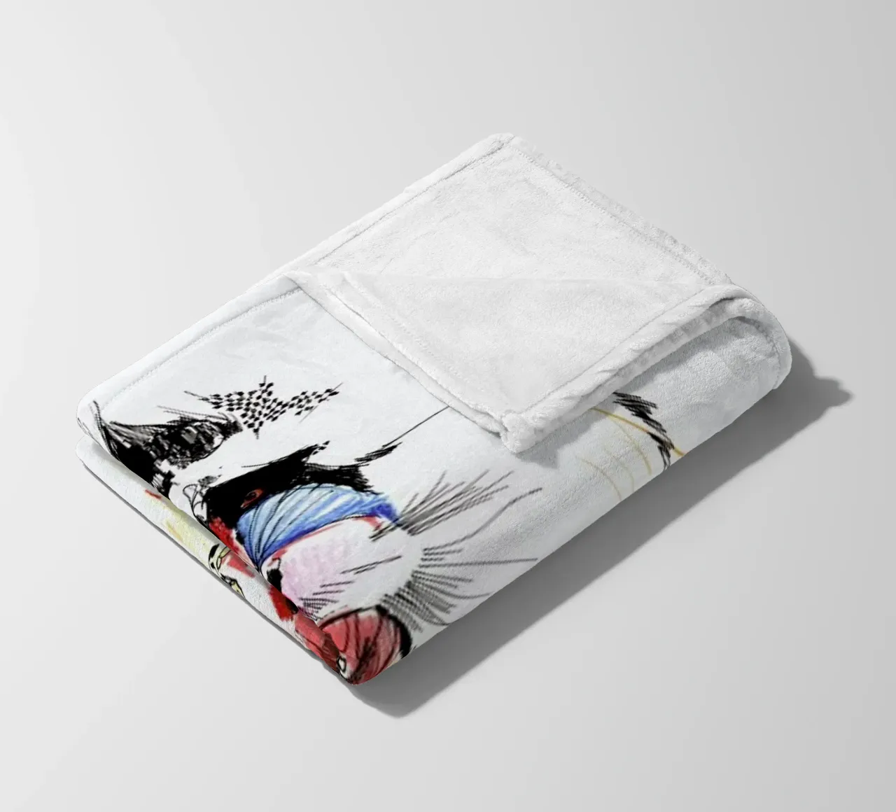 Baboon fleecedeken van Mala Alani